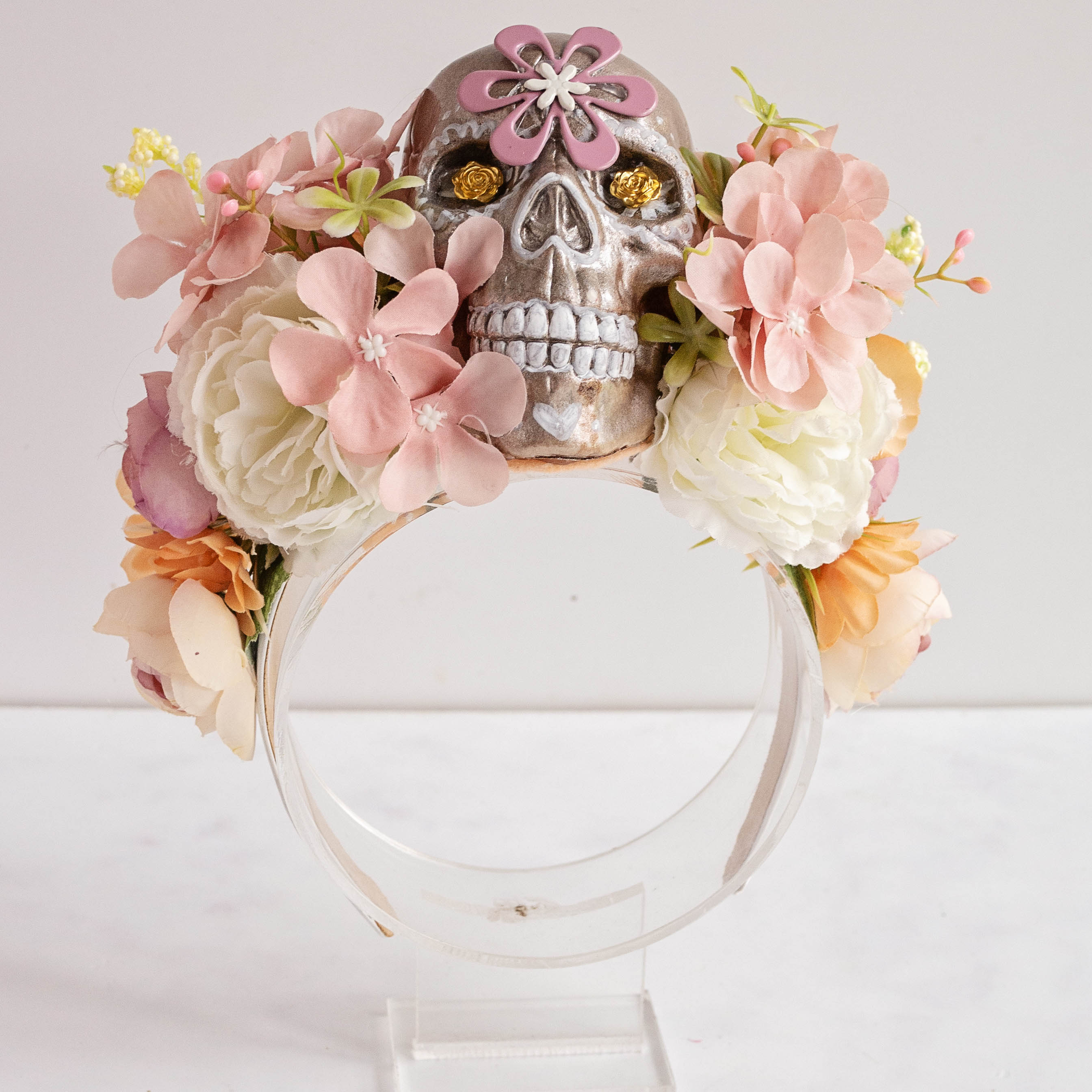 Sugar Skull Flower Crown