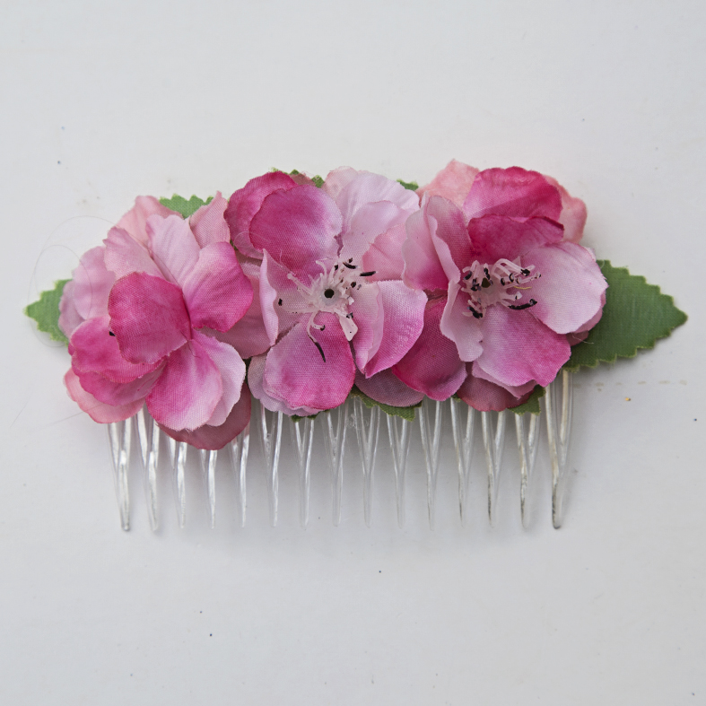 Flower Comb - Pink