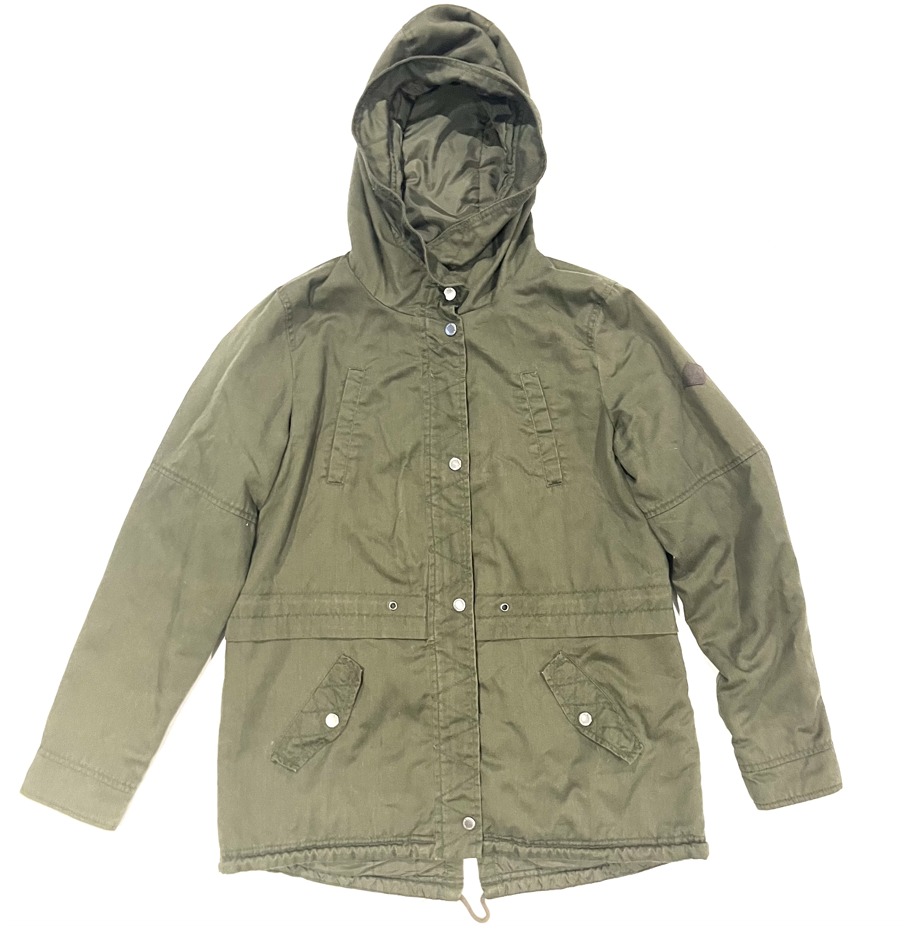 LADIES Only Olive Green Parka Coat