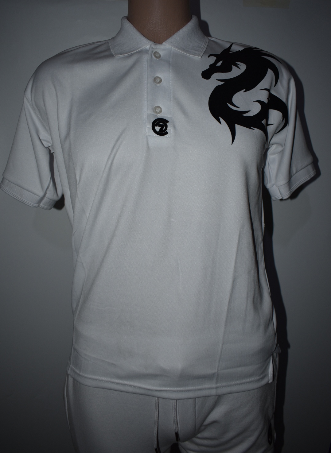 Dragon Golf-shirt White