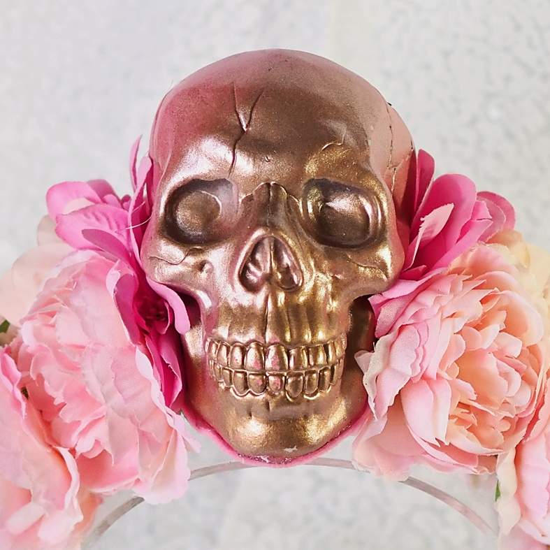 Skull Flower crown