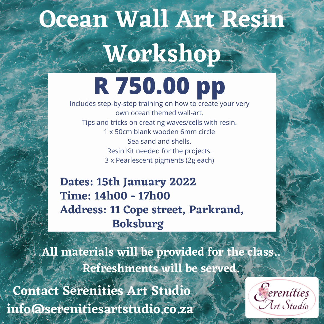 Ocean Wall Art Resin Workshop