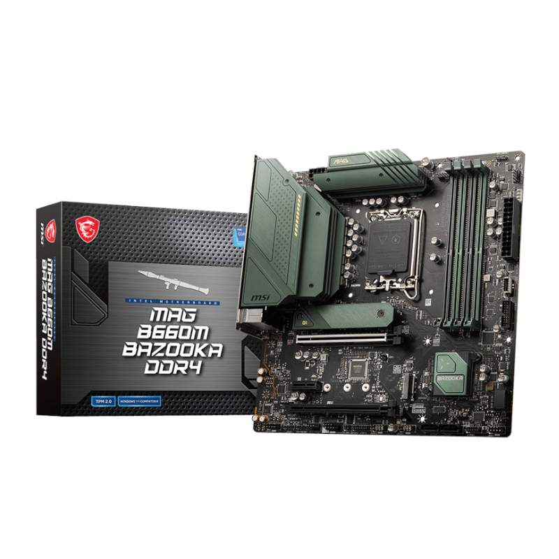 MSI MAG B660M BAZOOKA DDR4 INTEL LGA1700 Matx