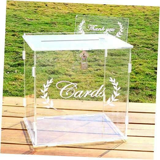 Gift Card Box Clear Acrylic in different sizes