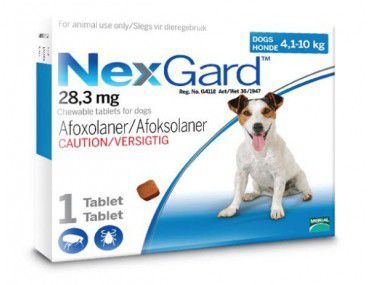 Nexguard 4 to 10kg  40% off