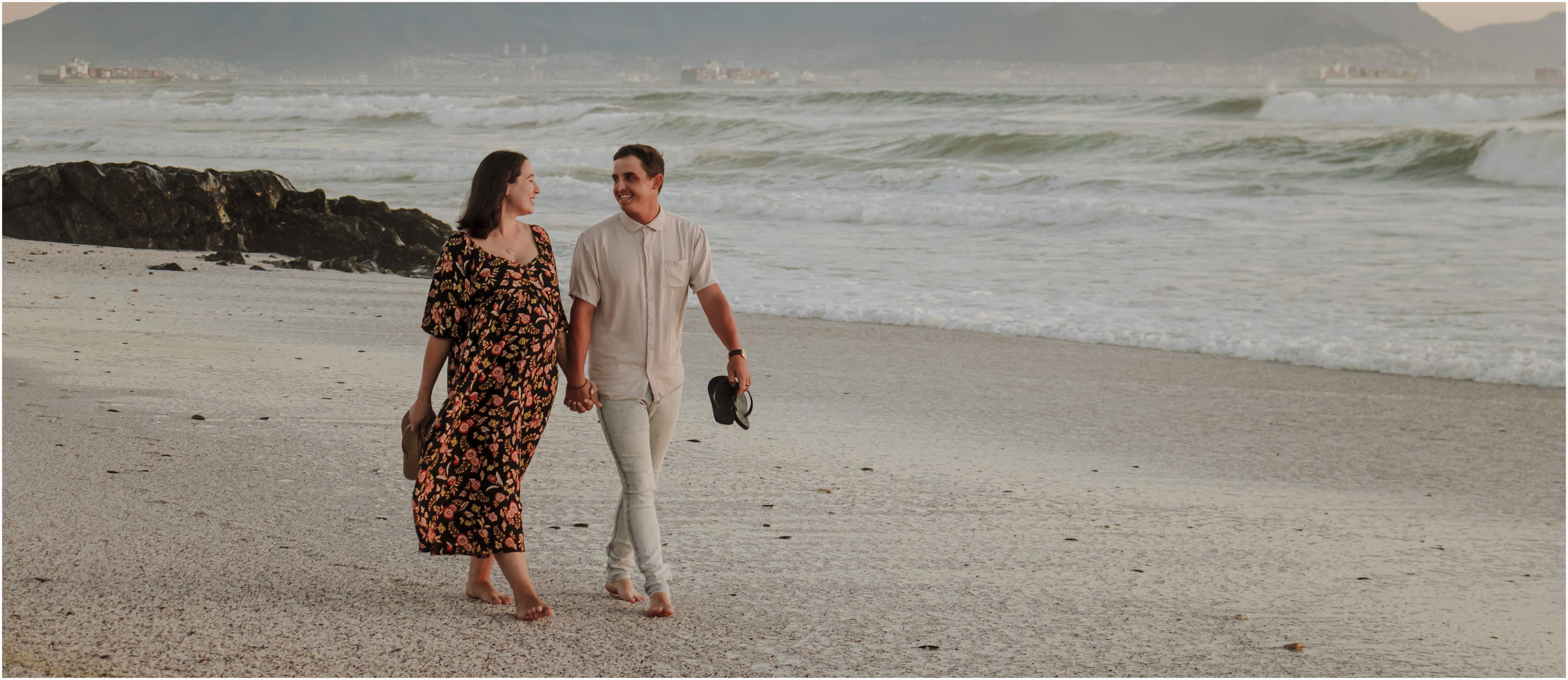 Meet Kristen-Jade & Joshua {A Sunset Maternity Session at Derdesteen Beach}
