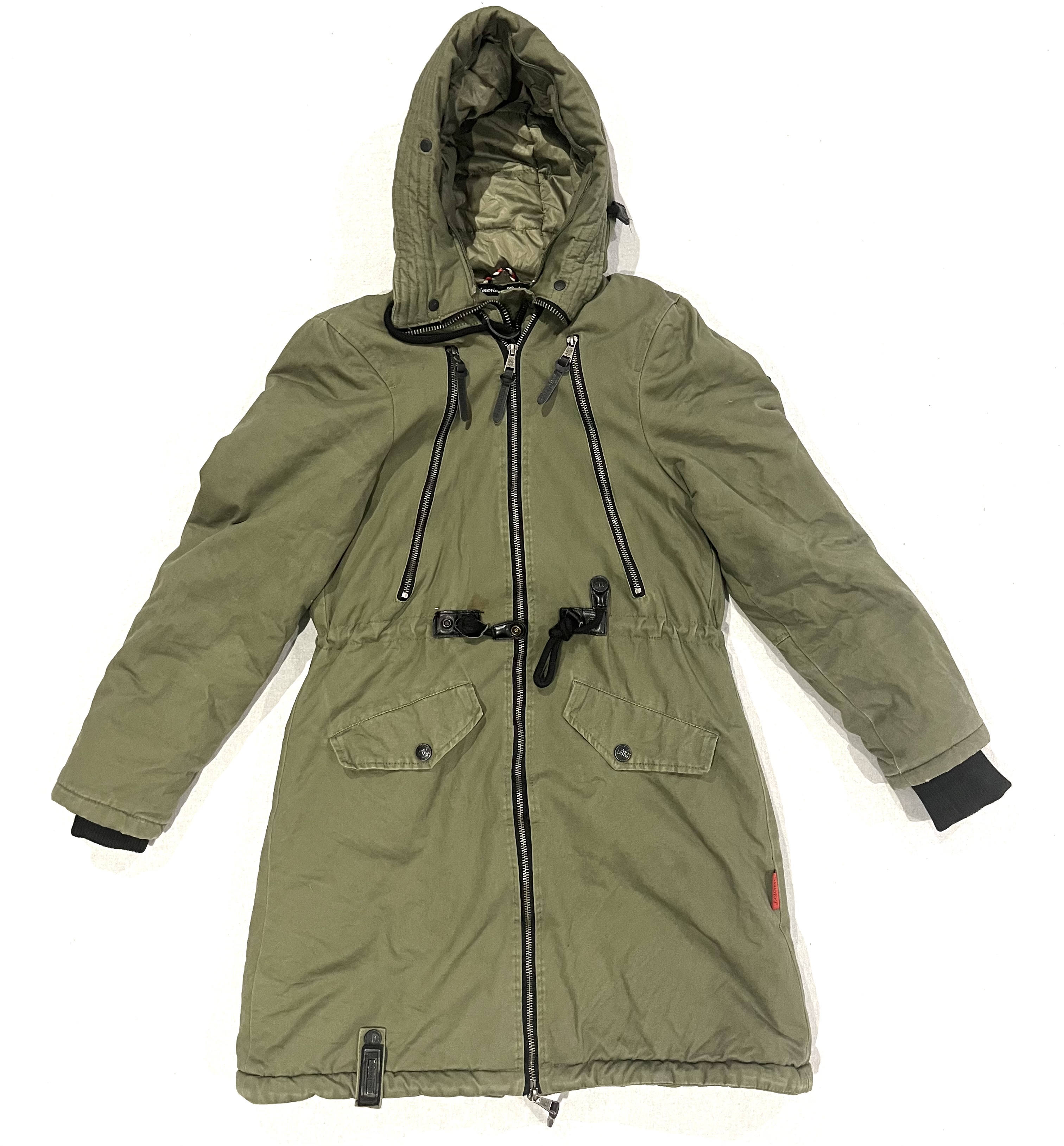 LADIES Navahoo Green Parka Coat