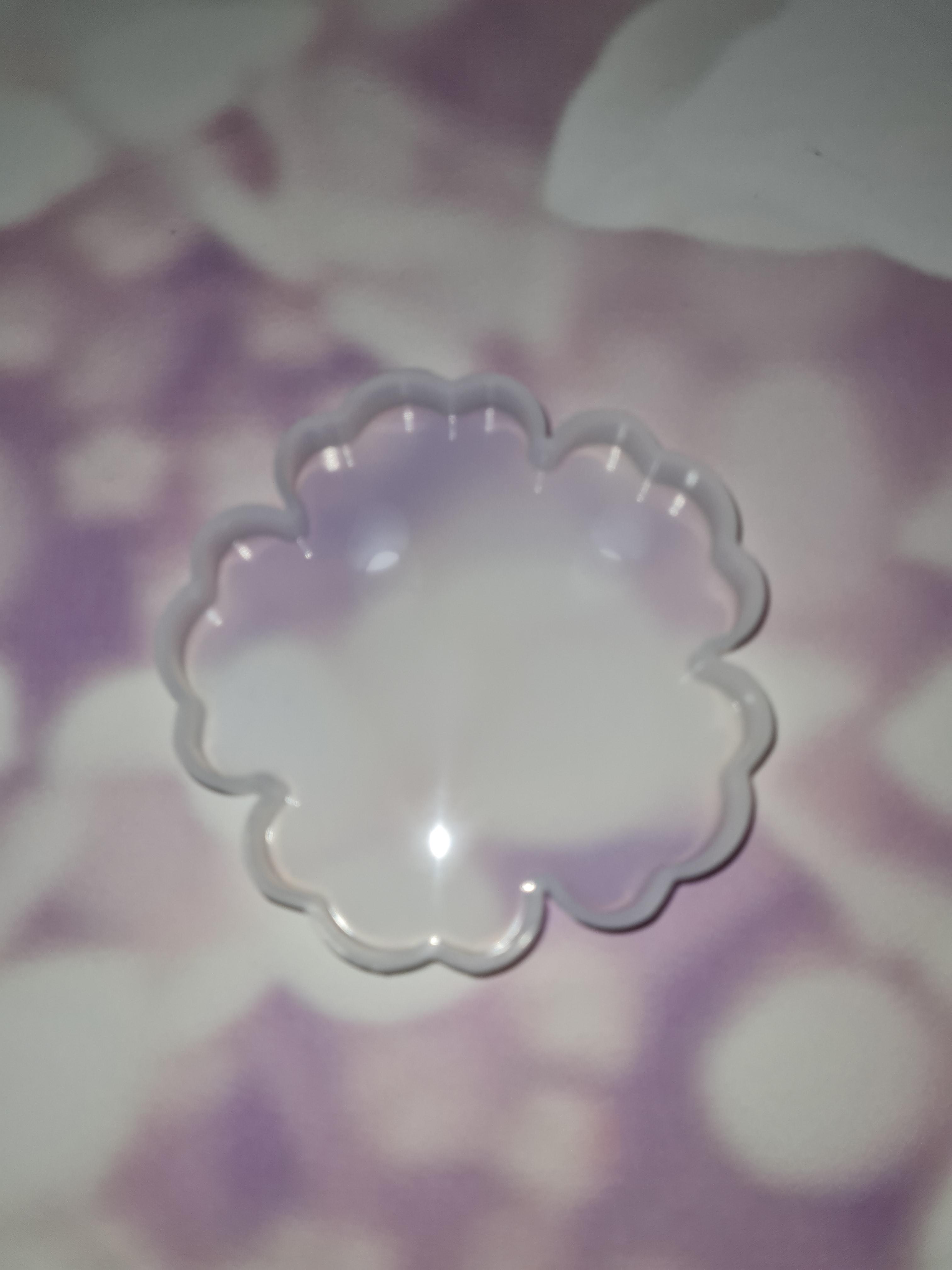 Silicone Mould - Flower Coaster