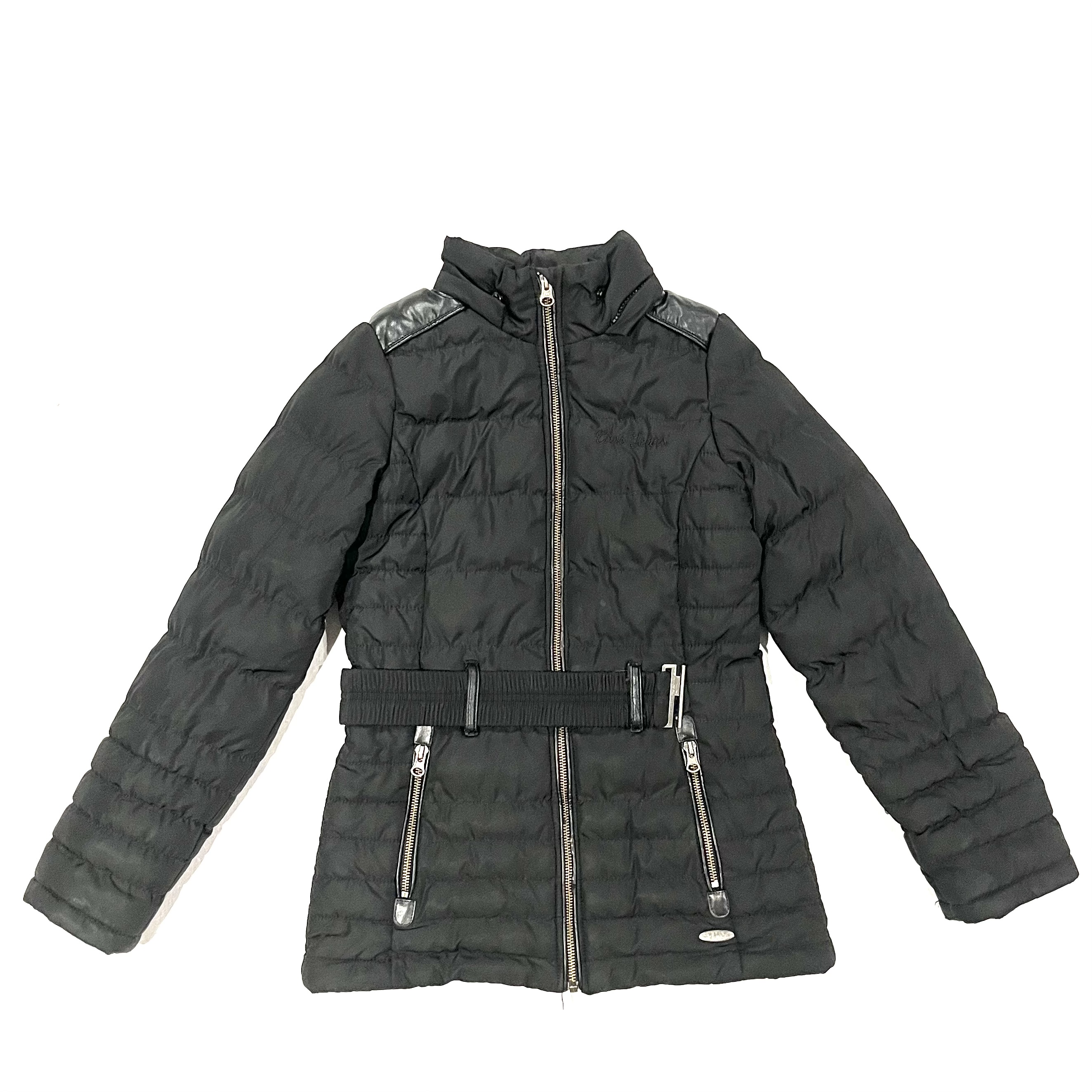 KIDS Cars Jeans Black Puffer Coat