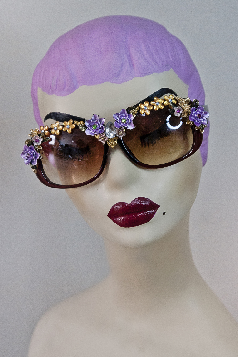 Blooming Sunnies - Purple & Gold