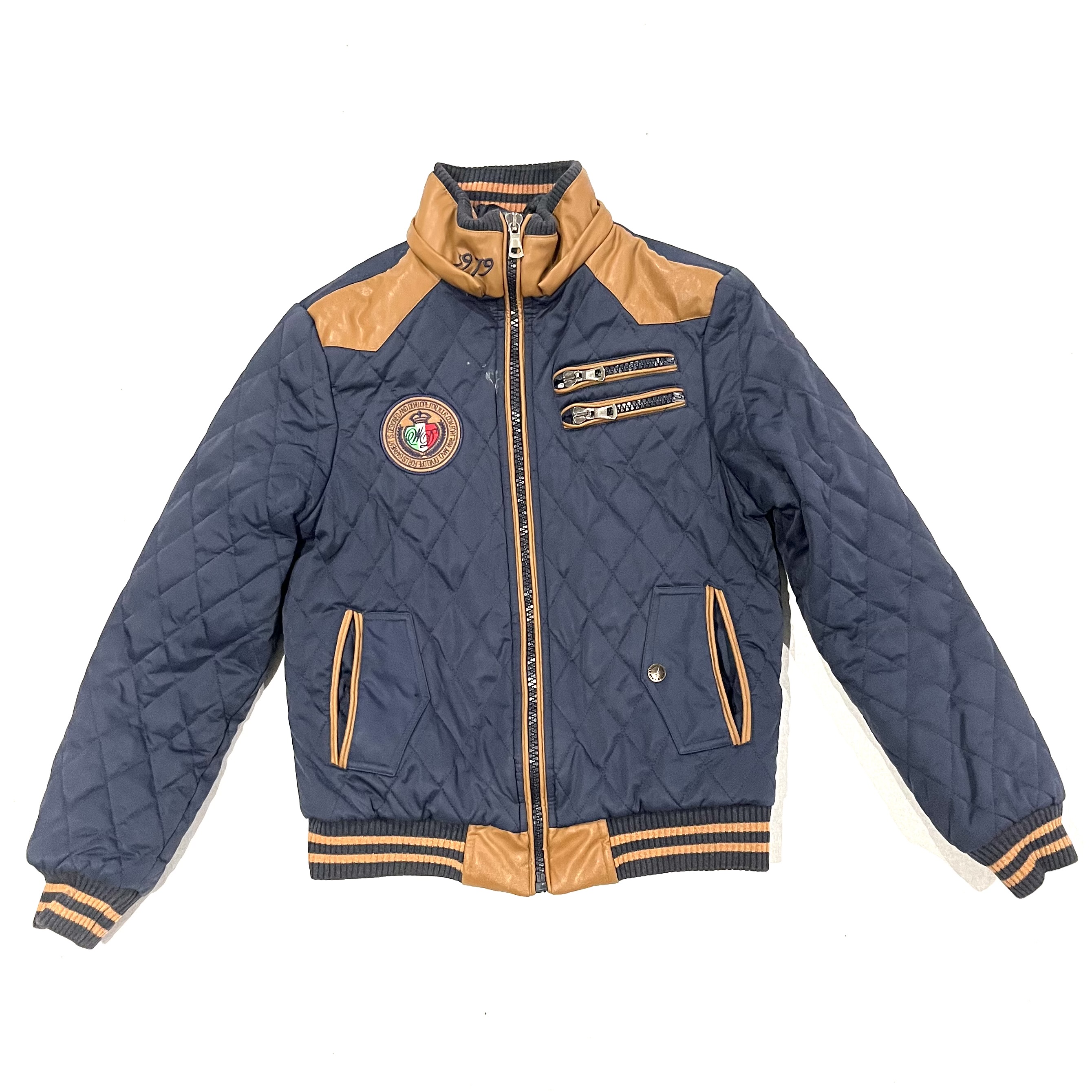 LADIES Wam-Denim Navy Puffer Jacket