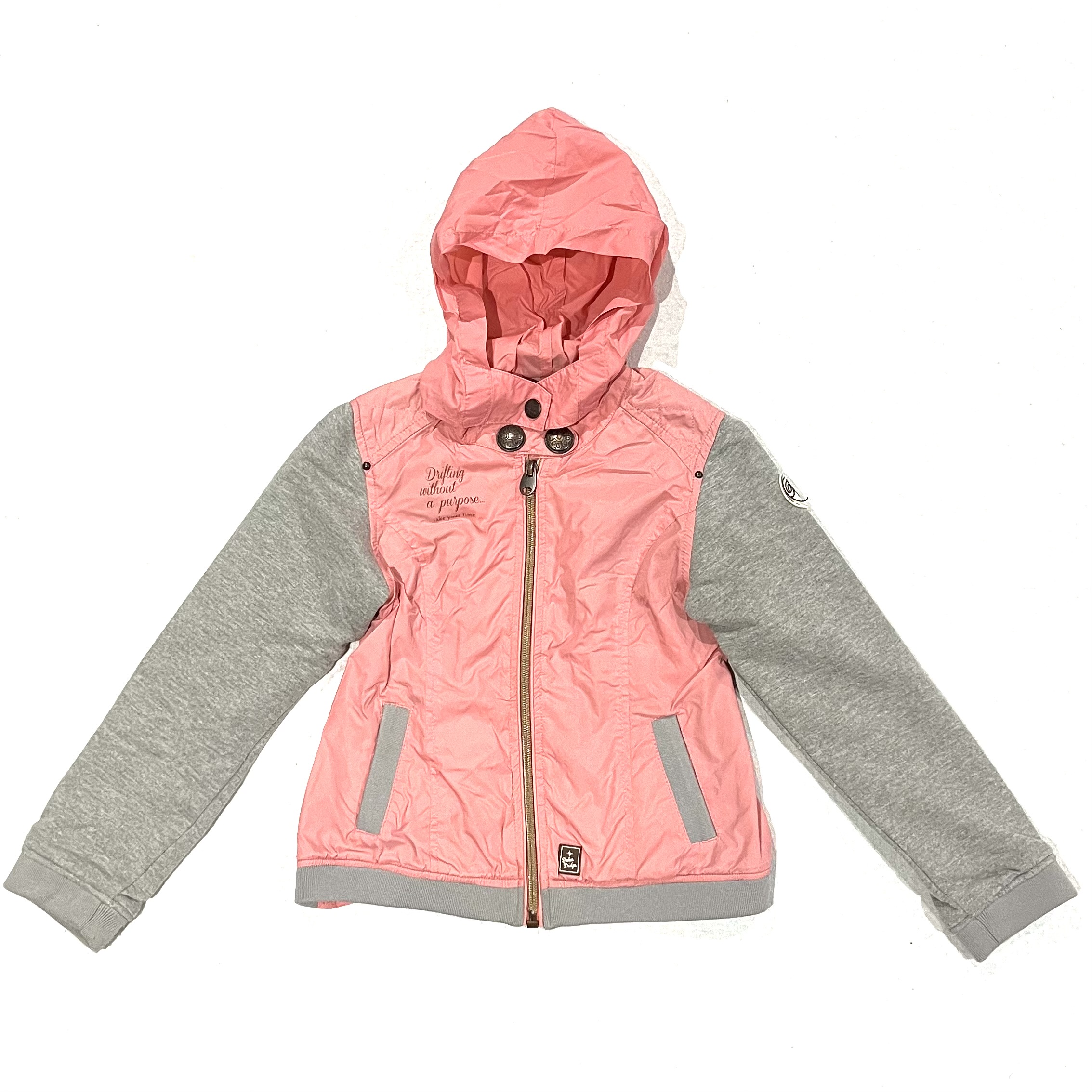 KIDS Baker Bridge Pink & Grey Jacket