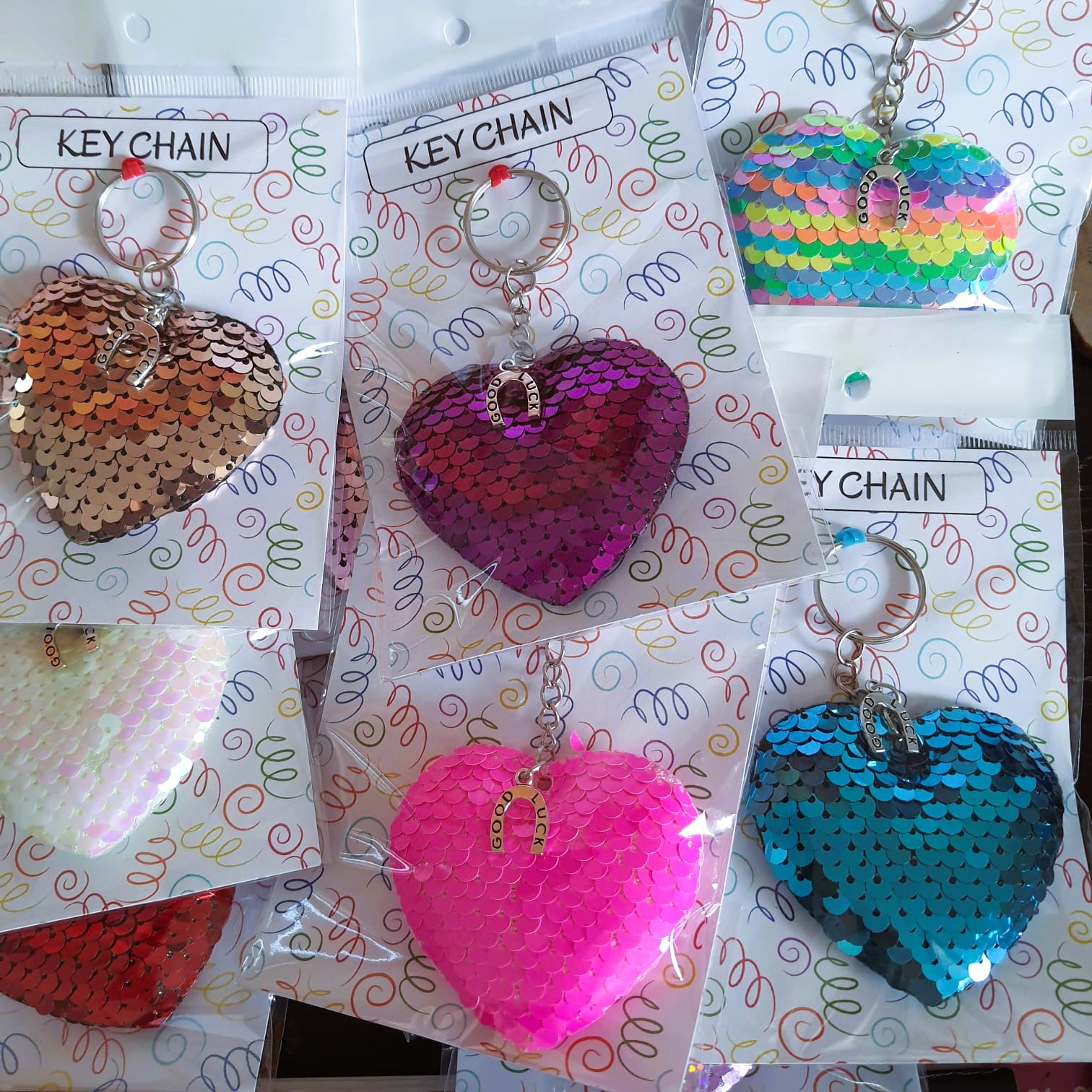 Key Chains - Sequin
