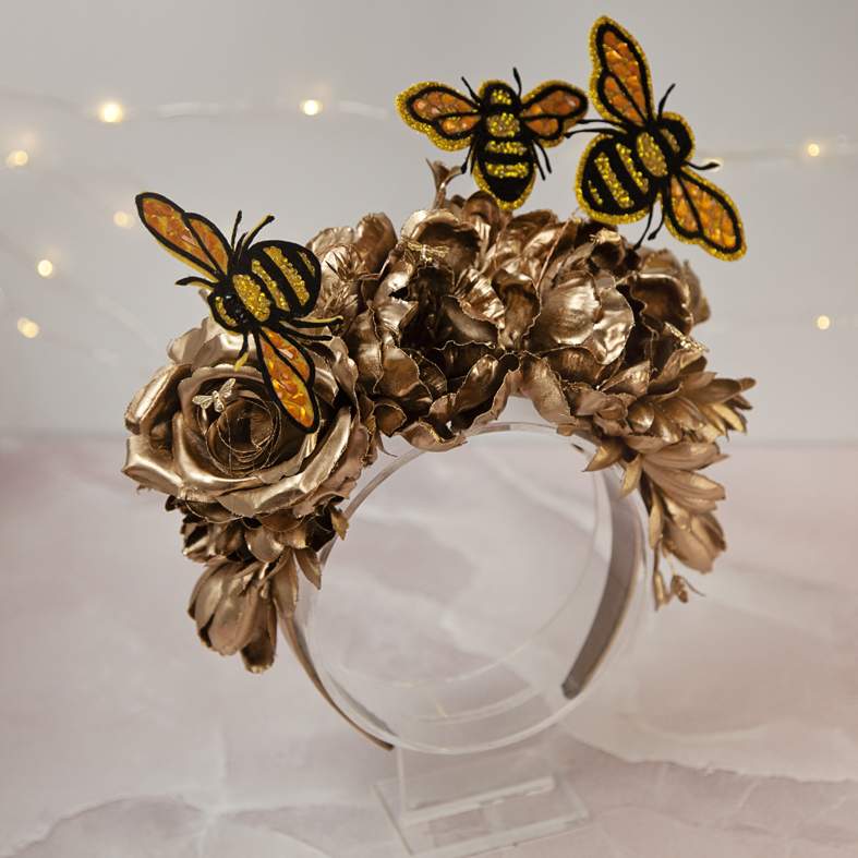 Honey Bee Flower crown