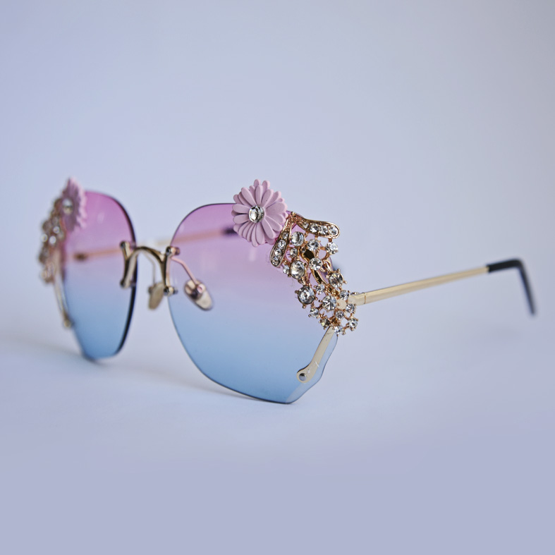 Blooming Sunnies - Pink and Blue