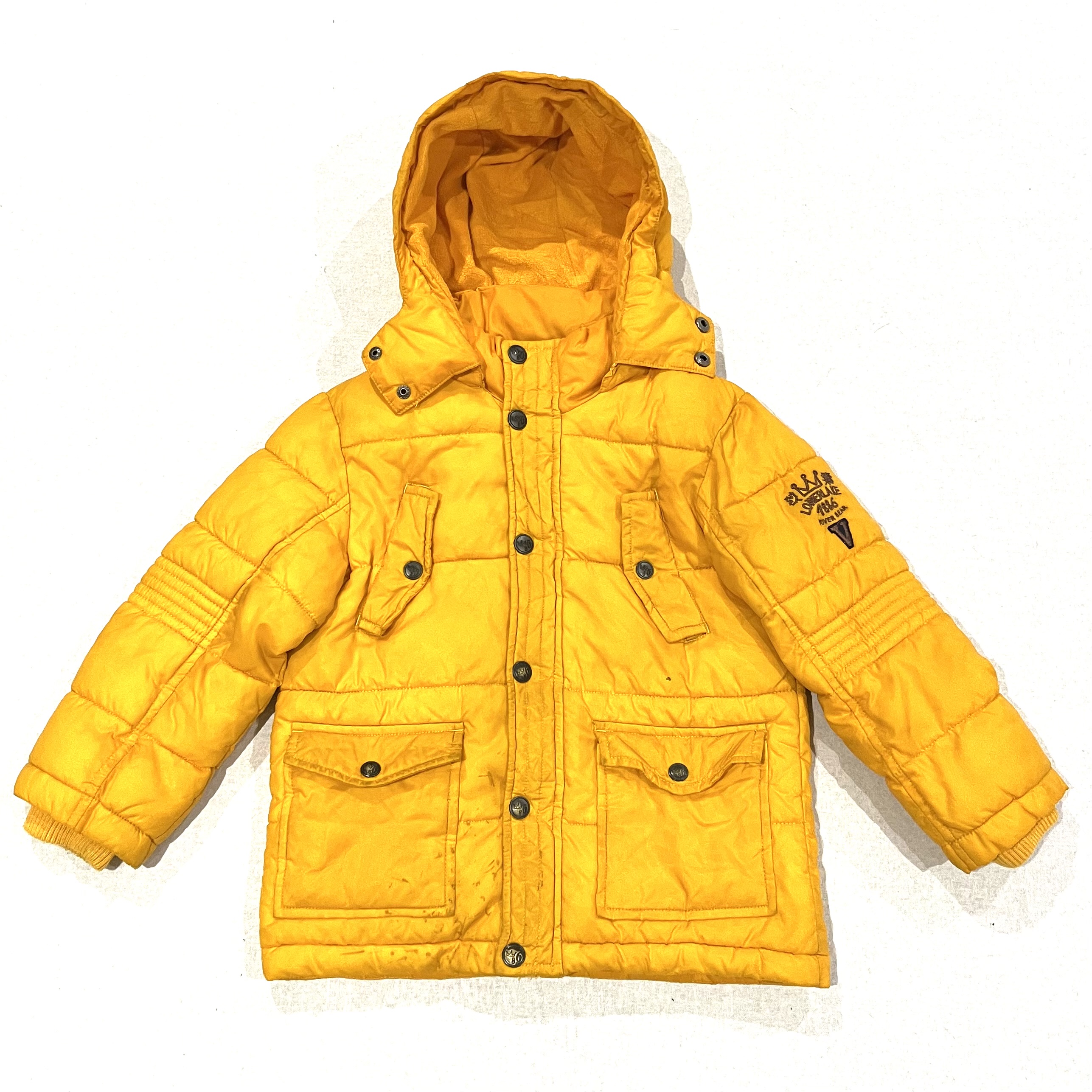 KIDS DPam Yellow Puffer Jacket