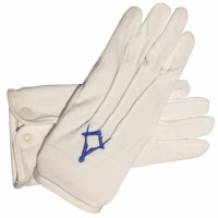 Cotton Gloves with Button